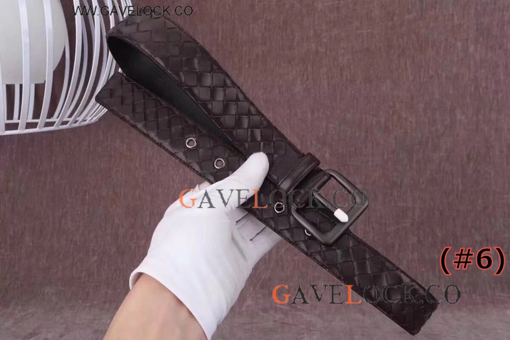 AAA Grade Fashion Italy Bottega Veneta Calf Belt With Pin Buckle - Multi-Color